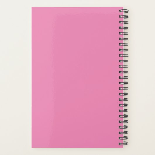 Roze rozen jaarlijks aanpassen planner (Achterkant)