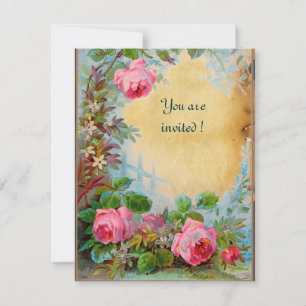 ROZE ROZEN & JASMINES perkament Kaart