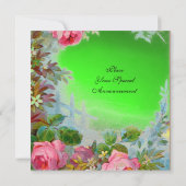 ROZE ROZEN & JASMINES Smaragdgroene Edelsteen Kaart (Achterkant)
