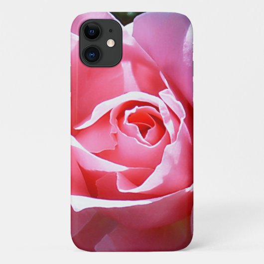Roze Rozen Kaal Apple iPhone11 Hoesje (Achterkant)