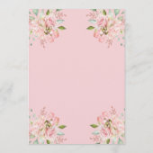  roze rozen | Kaart advies Vrijgezellenfeest (Achterkant)