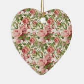   roze rozen keramisch ornament (Rechts)