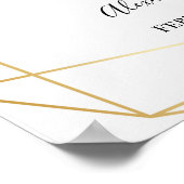 Roze rozen kiezen een stoel die geen zijband is poster (Hoek)