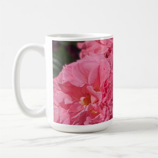 Roze rozen koffiemok (Links)