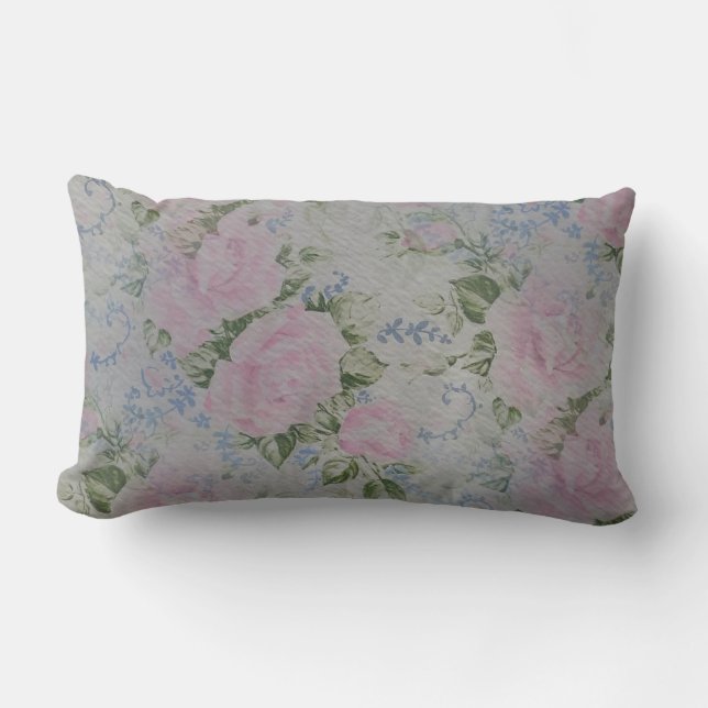 Roze Rozen  Kussen (Voorkant)