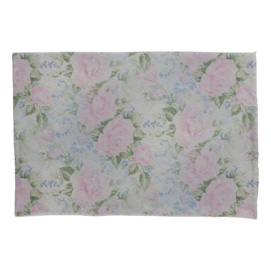 Roze Rozen  Kussensloop (Voorkant)