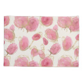 Roze rozen kussensloop (Achterkant-Links)