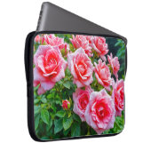 Roze Rozen Laptophoes Laptop Sleeve (Voorkant Rechts)