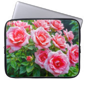 Roze Rozen Laptophoes Laptop Sleeve (Voorkant)
