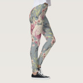 roze rozen leggings (Rechts)