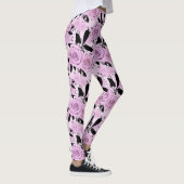Roze rozen leggings (Rechts)