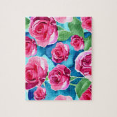 Roze Rozen Legpuzzel (Verticaal)