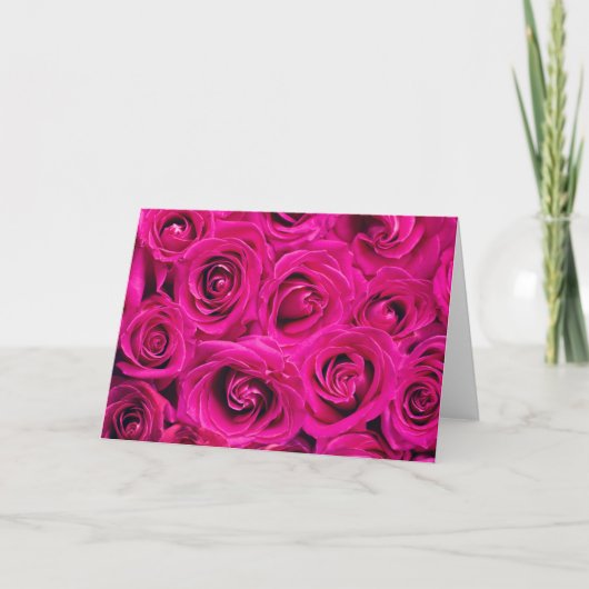 Roze Rozen (Liefde en Romantiek) Kaart (Voorkant)