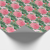 Roze  Rozen loskoppelen of cadeau Cadeaupapier (Hoek)