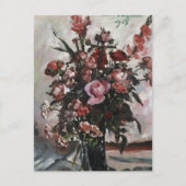 Roze rozen | Lovis Corinth Briefkaart (Voorkant)