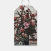 Roze rozen | Lovis Corinth Cadeaulabel (Voorkant)