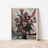 Roze rozen | Lovis Corinth Poster