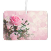 Roze rozen luchtverfrisser (Achterkant)
