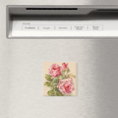  roze rozen magneet (Insitu (Vaatwasser))