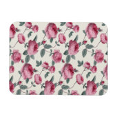 Roze rozen magneet (Horizontaal)