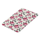 Roze rozen magneet (Linkerzijde)