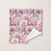 Roze Rozen Maximalist Bad Handdoek (Wasdoekje)