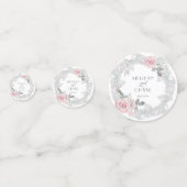 roze rozen met een grote weddenschap confetti (Voorkanten)