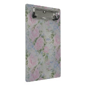 Roze Rozen Mini Klembord (Schuin)