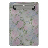 Roze Rozen  Mini Klembord (Voorkant)