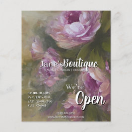 Roze Rozen MINI Winkel Flyer