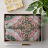 Roze Rozen Modern Mooi Collectie Tissuepapier (Geschenk)