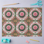 Roze Rozen Modern Mooi Collectie Tissuepapier (Craft)