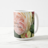 Roze Rozen Moeder van de Bruid Koffiemok (Voorkant rechts)
