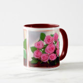 Roze rozen mok (Voorkant rechts)