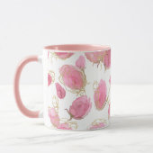 Roze rozen mok (Links)