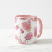 Roze rozen mok (Voorkant rechts)