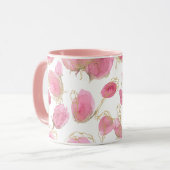 Roze rozen mok (Voorkant links)
