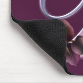 Roze rozen Monogram B Muismat (Hoek)