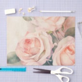 ROZE ROZEN mooi bloemendecoupage papier (Craft)