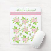 roze rozen Mousepad Muismat (Met muis)