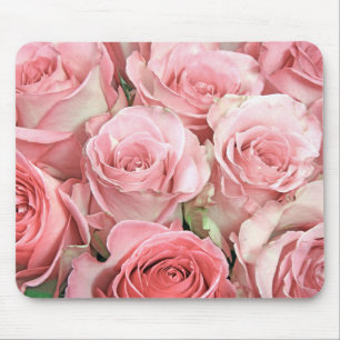 Roze rozen muismat