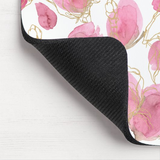 Roze rozen muismat (Hoek)