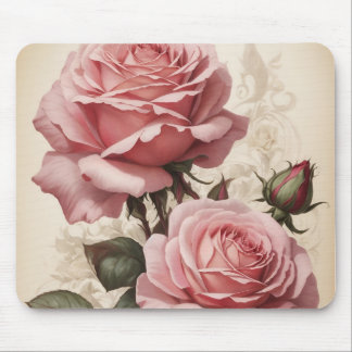 Roze rozen muismat