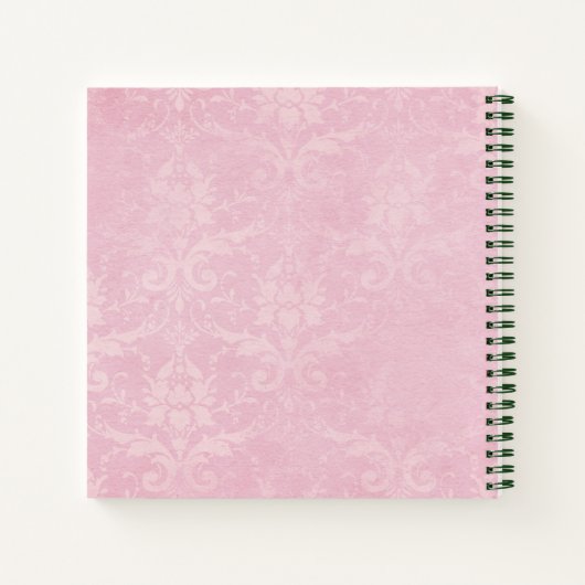 Roze Rozen Munt Dankbaarheid Dankbaarheid Dagboek Notitieboek (Achterkant)