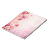  roze rozen notitieblok (Linkerzijde)