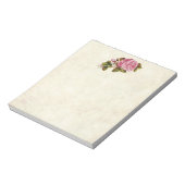  roze rozen notitieblok (Linkerzijde)