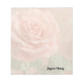 Roze rozen notitieblok (Voorkant)