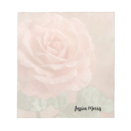 Roze rozen notitieblok