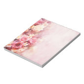  roze rozen notitieblok (Linkerzijde)