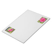 Roze Rozen Notitieblok (Schuin)